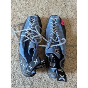 Five Ten 5.10 Climbing Shoes Blue Suede Stealth C4 Rubber Made in USA Size 6.5
